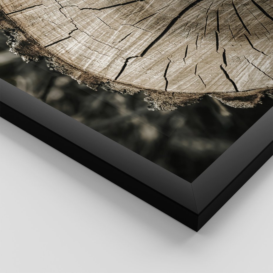 Zestaw obrazy w ramie 50x70 galeria - Stare, klimatyczne, domki, kłódka - rama czarna