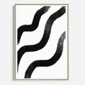 Obraz w ramie 70x100 - Wibracje Plam - abstrakcja, minimalizm - rama drewno