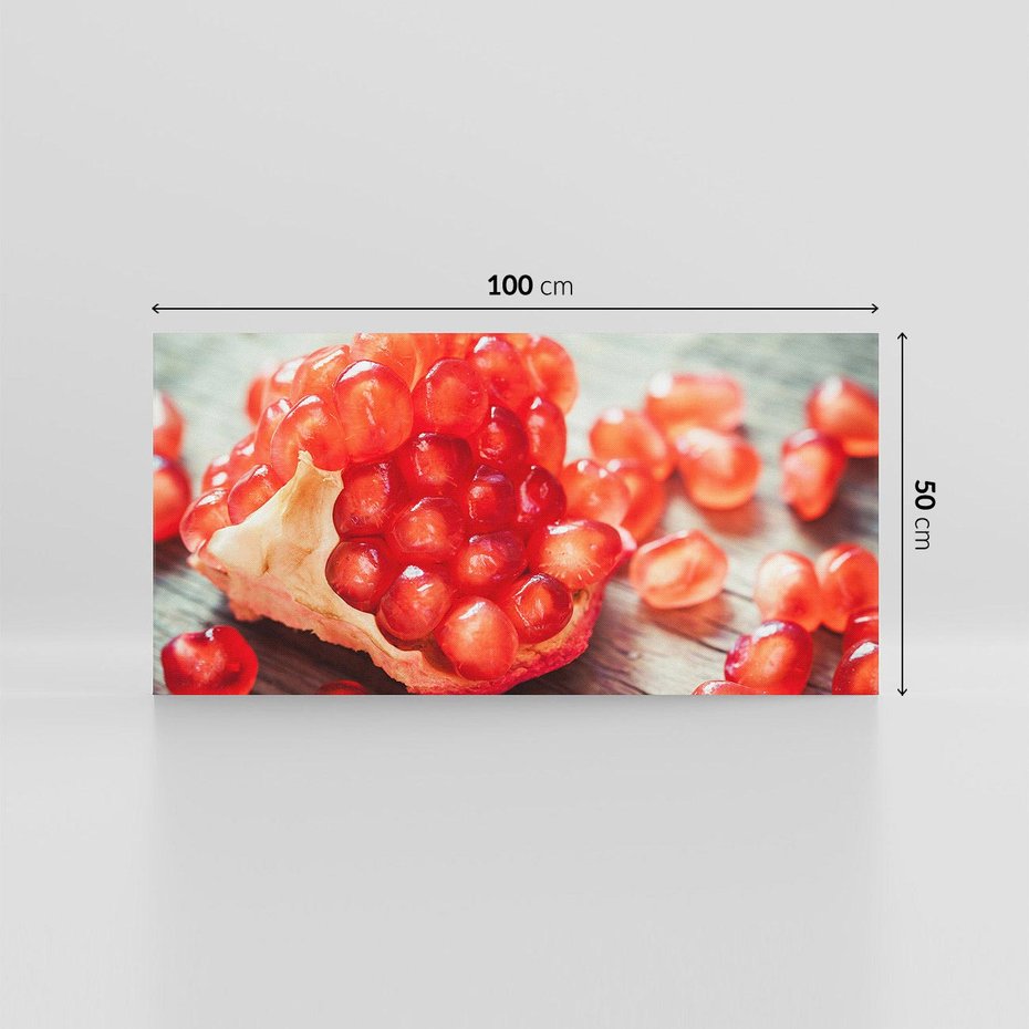 Obraz na płótnie 100x50 - Granatowa Inspiracja Kuchni - granat, kuchnia