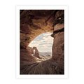 Plakat bez ramy 40x50 - Kanionowy Labirynt - pustynia, skały