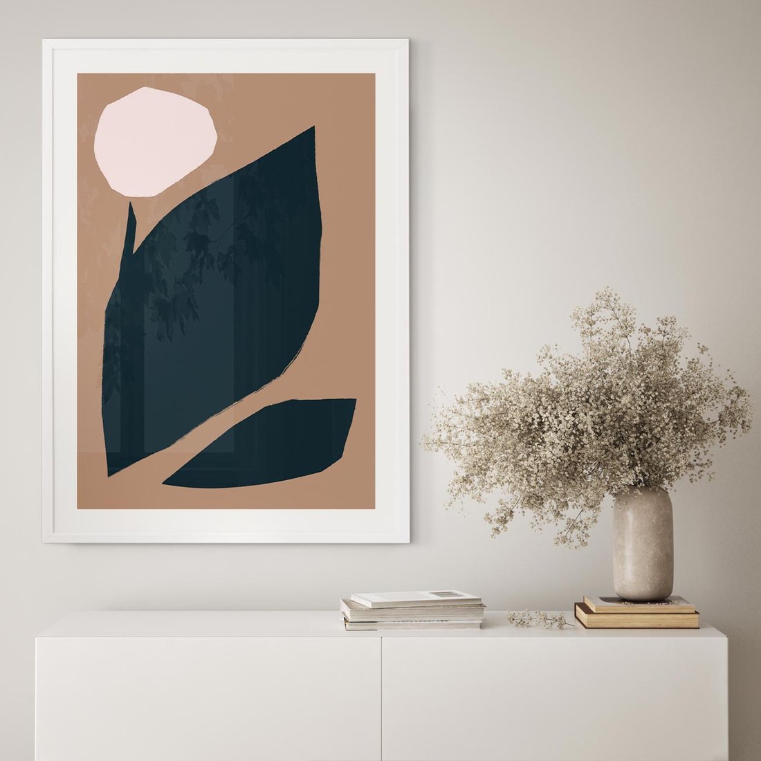 Plakat bez ramy 30x40 - Rozkwitająca Wolność Boho - abstrakcyjny obraz, plakat