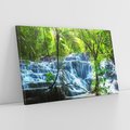 Obraz na płótnie 120x80 - Meksykański wodospad w lesie - wodospad, las
