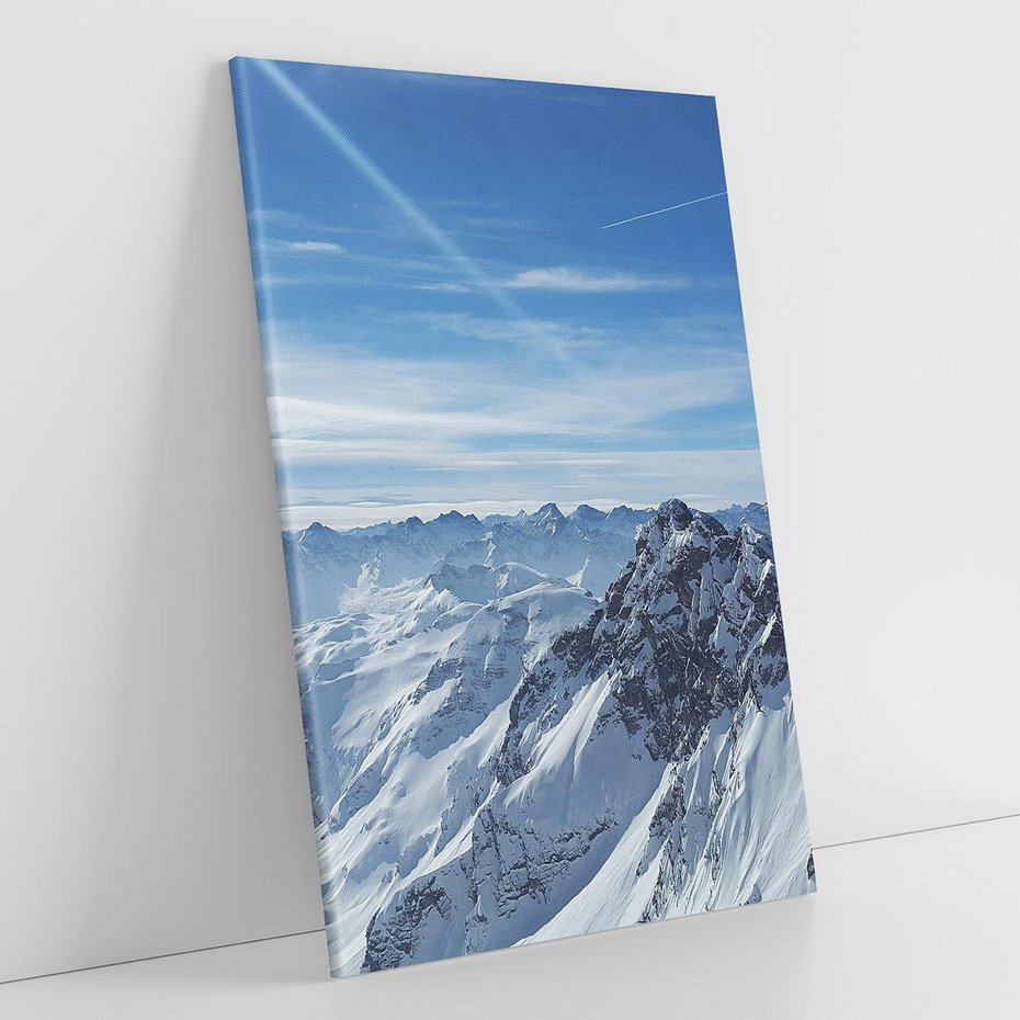 Obraz na płótnie 70x100 - Mroźne góry zima w pełnym rozkwicie - góry, zima