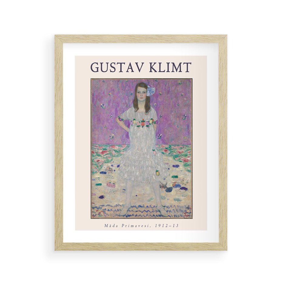 Plakat w ramie 40x50 - Gustav Klimt: Reprodukcja - reprodukcja, gustav klimt - rama drewno