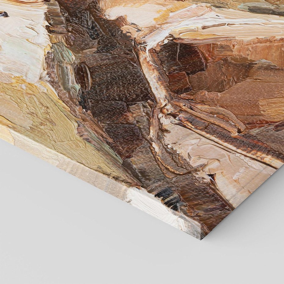 Obraz na płótnie 120x80 - Wibracje - portret, kobieta