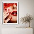 Plakat bez ramy 21x30 - Piękno manicure: kolory i elegancja - paznokcie, manicure