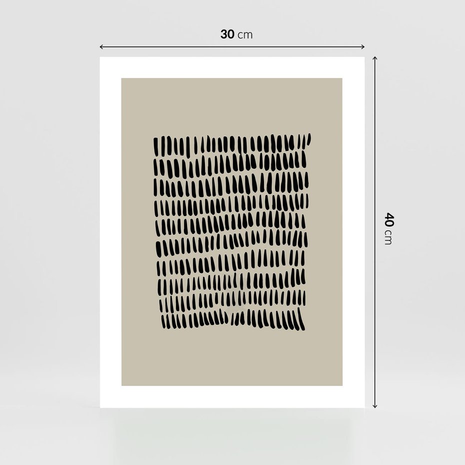 Plakat bez ramy 30x40 - Echa Zapomnianych Wymiarów - nowoczesna sztuka, plakat