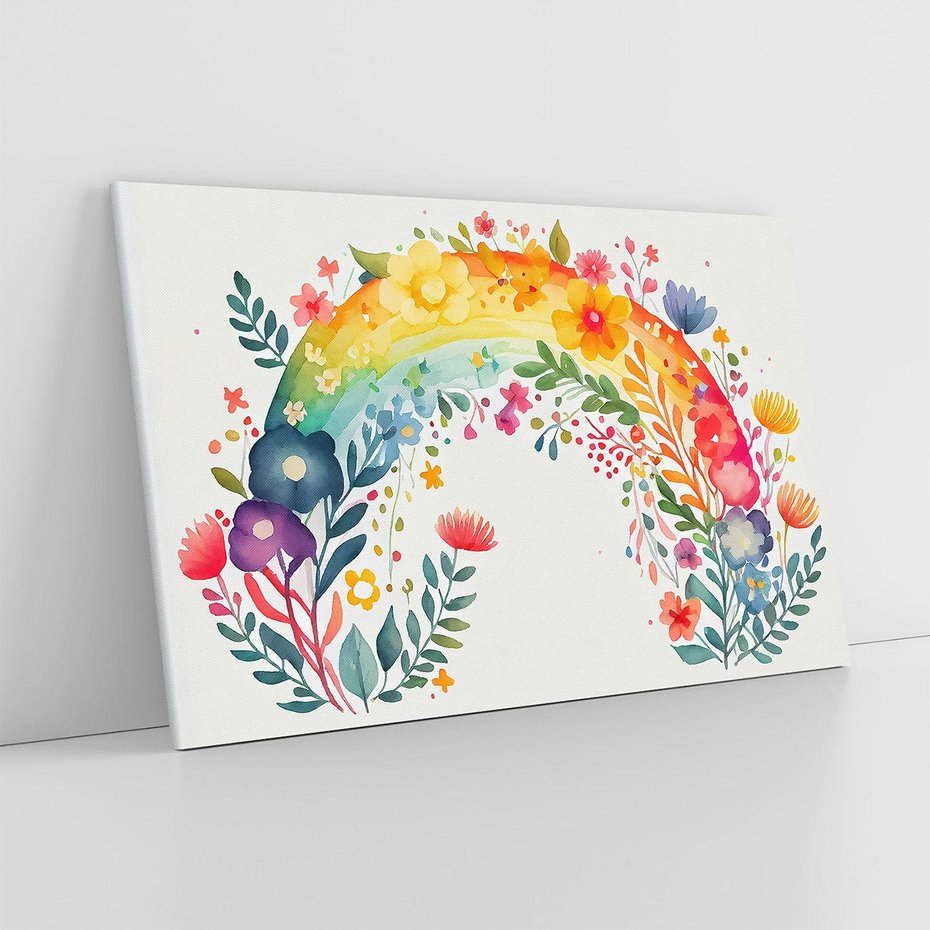 Obraz na płótnie 70x50 - Świat Kolorów - obraz pokój dziecka, dziewczynki