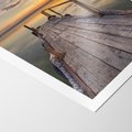 Plakat bez ramy 30x40 - Zachód Słońca na Pomostcie - zachód, słońca