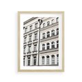 Plakat w ramie 30x40 - Urok Starej Kamienicy - budynki, miasto - rama drewno