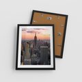 Plakat w ramie 40x50 - Nowojorskie Wieżowce - Nowy York, wieżowce - rama czarna