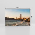 Obraz na płótnie 120x80 - Statek na morzu - Golden Gate, most