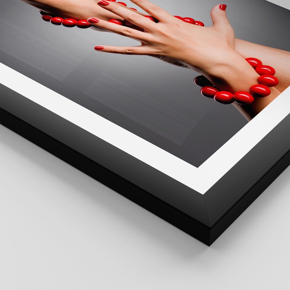Plakat w ramie 30x40 - Manicure i Pedicure - Piękno Paznokci - manicure, pedicure - rama czarna