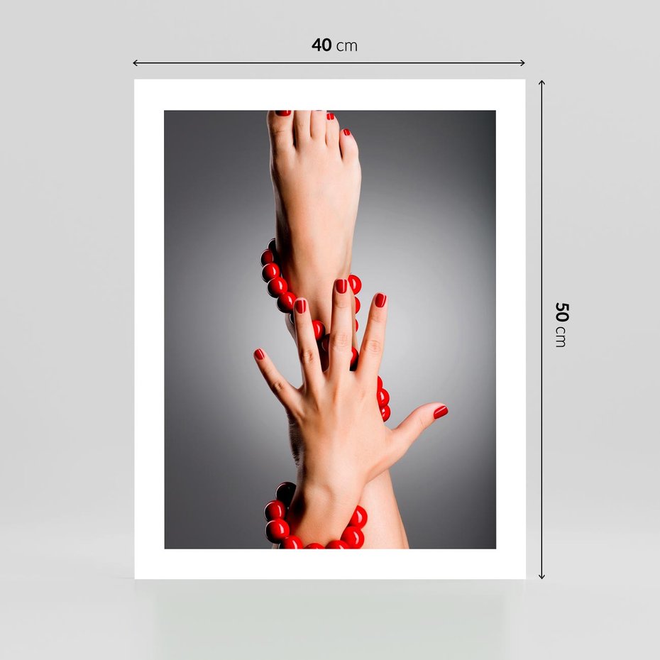 Plakat bez ramy 40x50 - Manicure i Pedicure - Piękno Paznokci - manicure, pedicure