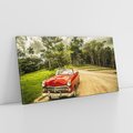 Obraz na płótnie 120x60 - Retro Samochód w Kubańskiej Opowieści - samochód, retro