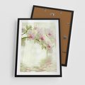 Plakat w ramie 50x70 - Orchidea w Spa - orchidea, kwiaty - rama czarna