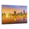 Obraz na płótnie 120x80 - miasto świateł - Miami, Floryda