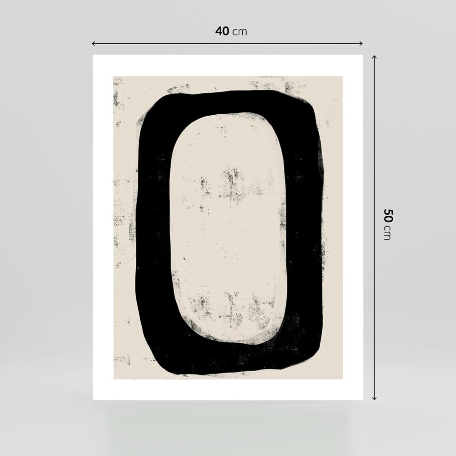 Plakat bez ramy 40x50 - Wnętrza Kształtów - abstrakcja, minimalizm