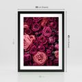 Plakat w ramie 30x40 - Róże - piękno kwiatów - róże, kwiaty - rama czarna