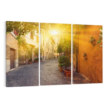 Obraz na płótnie 120x80 - Życie w ruchu - uliczka, miasto