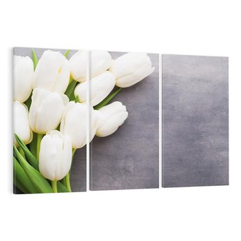 Obraz na płótnie 120x80 - Tulipanowa Kolorystyka - tulipany, kwiaty