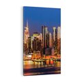 Obraz na płótnie 80x120 - Nocne Tętno Nowego Jorku - Nowy Jork, noc