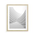 Plakat w ramie 40x50 - Nowoczesna Ekspresja - abstrakcja, 3D - rama drewno