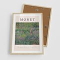 Plakat w ramie 50x70 - Reprodukcja Moneta - Monet, reprodukcja - rama drewno
