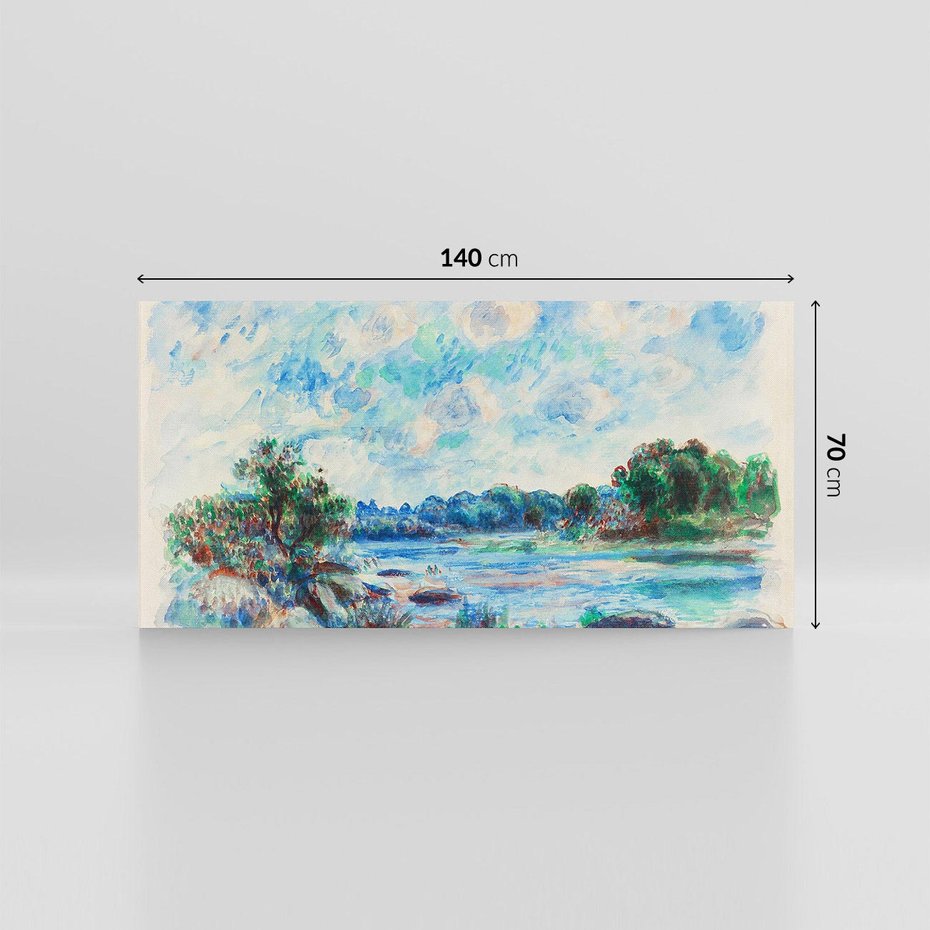 Obraz na płótnie 140x70 - Pejzaż w Pont-Aven (1892), Pierre'a-Auguste Renoir - Reprodukcja - reprodukcja, obraz na płótnie