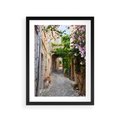 Plakat w ramie 30x40 - Ścieżka W Nieskończoność - uliczka, perspektywa - rama czarna