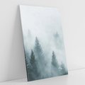 Obraz na płótnie 80x120 - Las w Mgłe - las, we