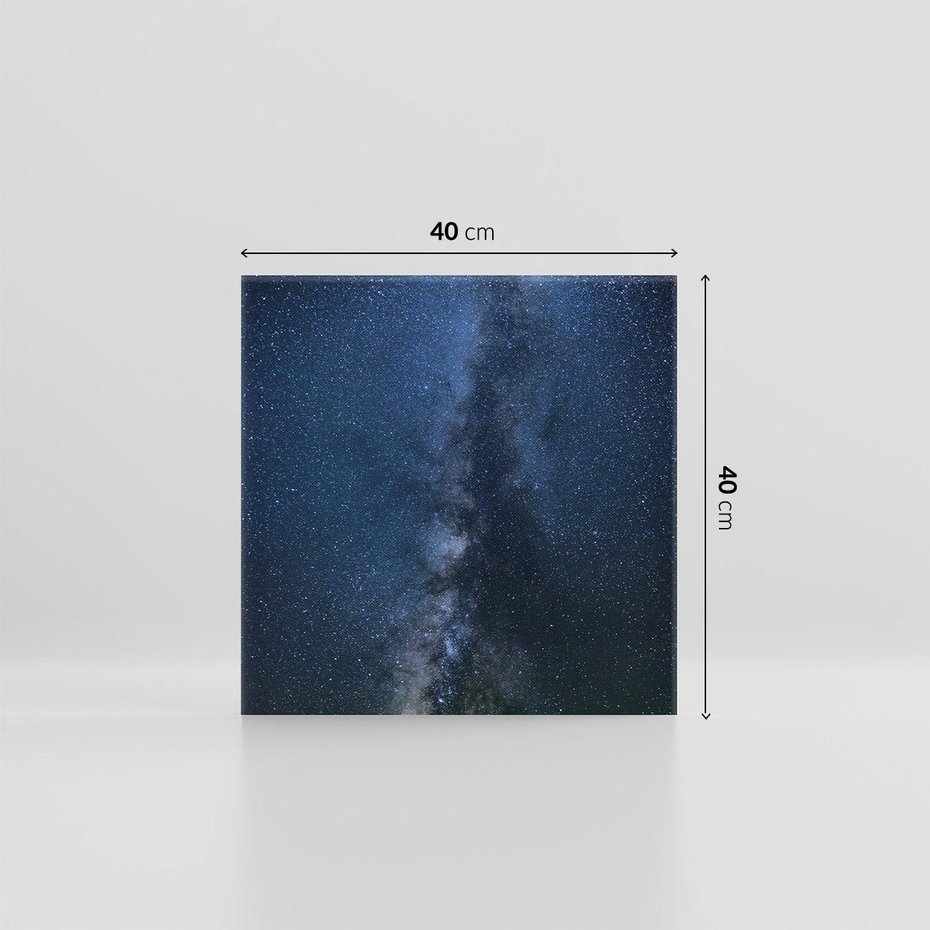 Obraz na płótnie 40x40 - Gwiazdy: magia nocnego nieba - gwiazdy, niebo