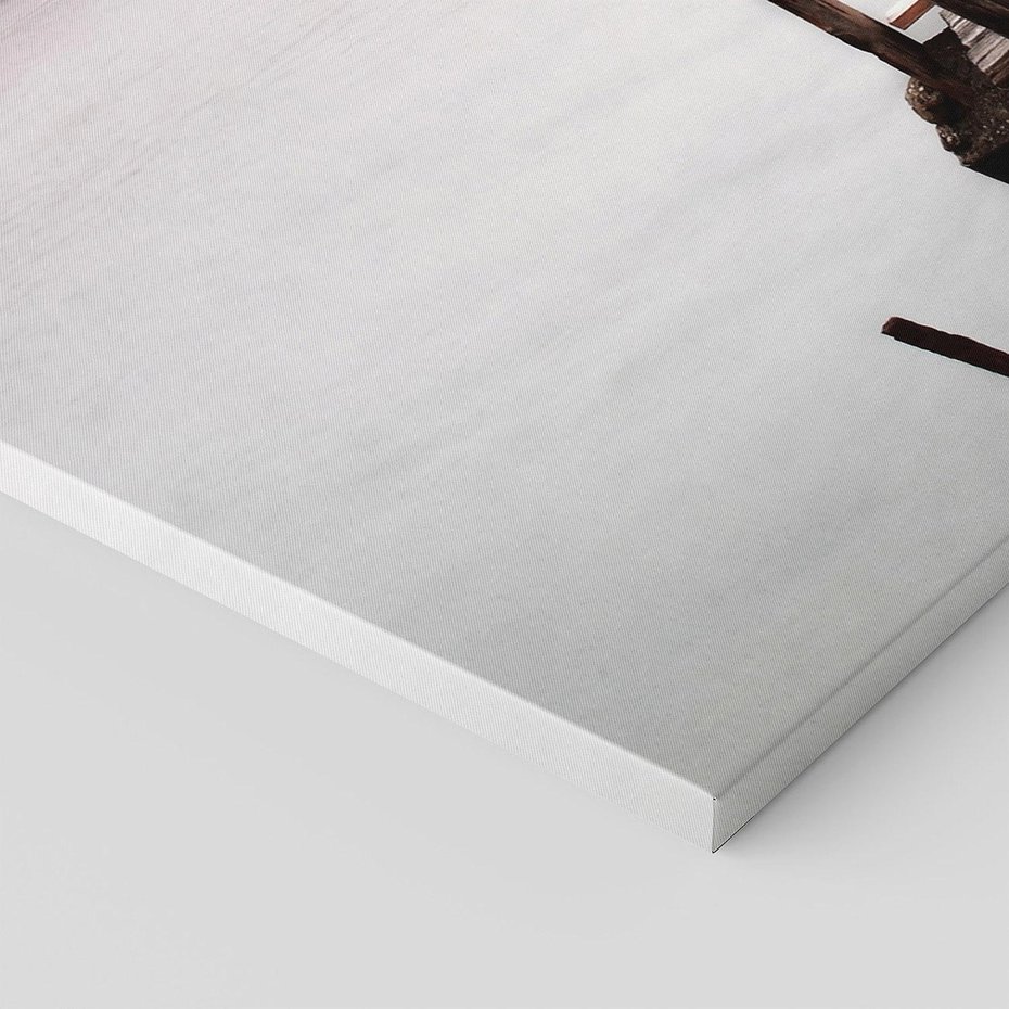 Obraz na płótnie 140x70 - Spokój nad Jeziorem - pomost, jezioro