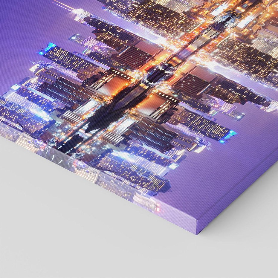 Obraz na płótnie 40x40 - Dynamiczne miasto - Nowy Jork - USA, miasto