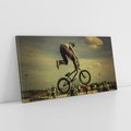 Obraz na płótnie 120x60 - "BMX - Sportowa Adrenalina - BMX, rower