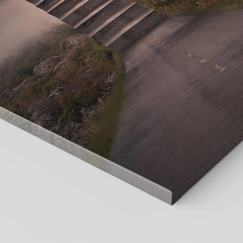 Obraz na płótnie 80x120 - Wędrówka po malowniczej drodze - droga, schody