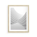 Plakat w ramie 30x40 - Nowoczesna Ekspresja - abstrakcja, 3D - rama drewno
