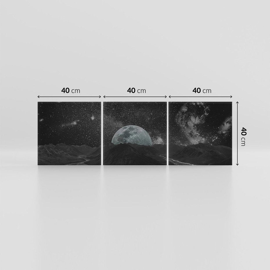 Obraz na płótnie 120x40 - Kosmiczne piękno: ziemia z lotu ptaka - kosmos, ziemia