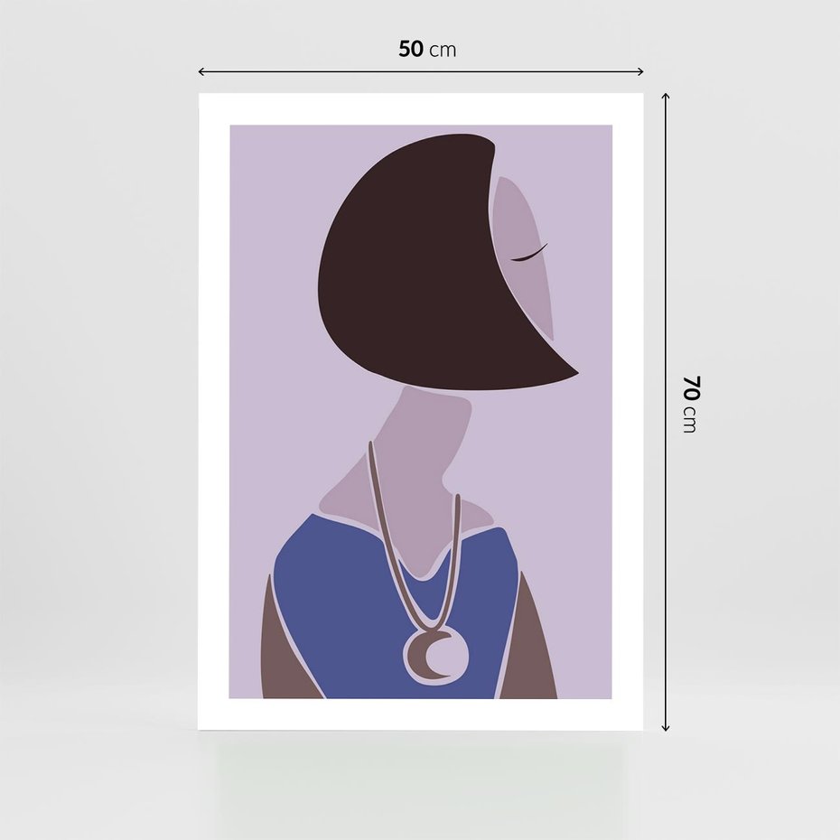 Plakat bez ramy 50x70 - Kobieca Esencja - nowoczesny plakat, modern art