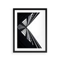 Plakat w ramie 30x40 - Nowoczesność w Linii - architektura, proste linie - rama czarna