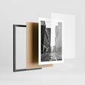 Plakat w ramie 30x40 - Ulica Nowego Jorku - ulica, Nowy Jork - rama czarna