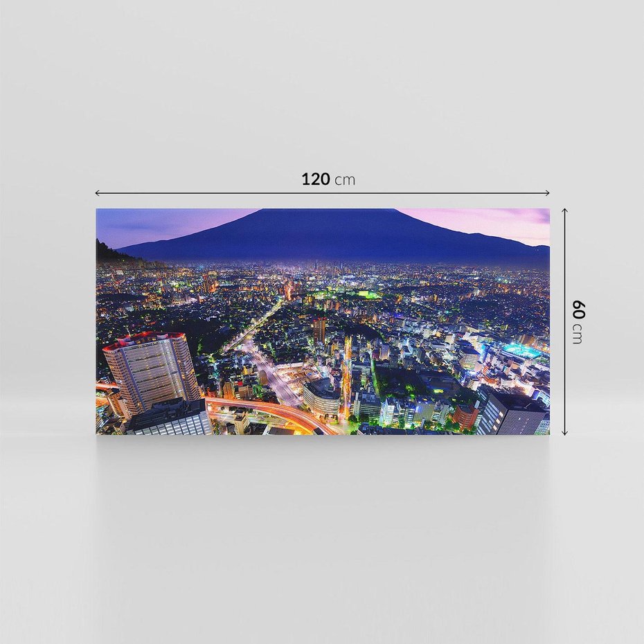 Obraz na płótnie 120x60 - Siła i spokój - wulkaniczne piękno Japonii - wulkan, japonia