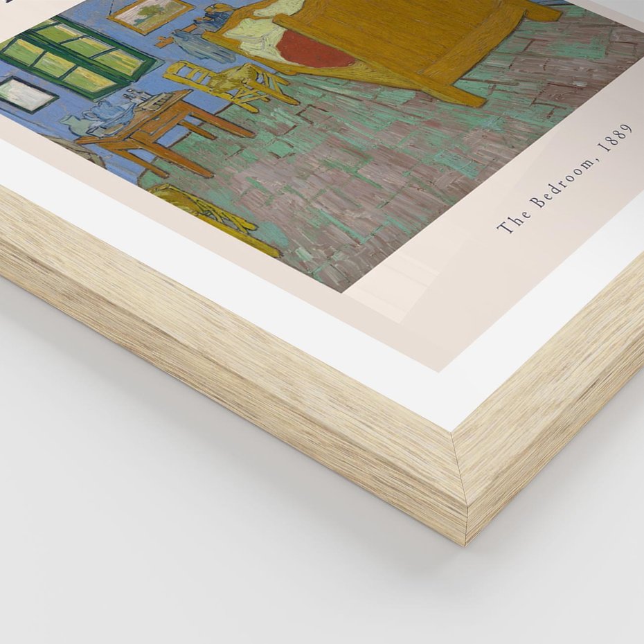 Plakat w ramie 40x50 - Reprodukcja van Gogha - vincent van gogh, reprodukcja - rama drewno