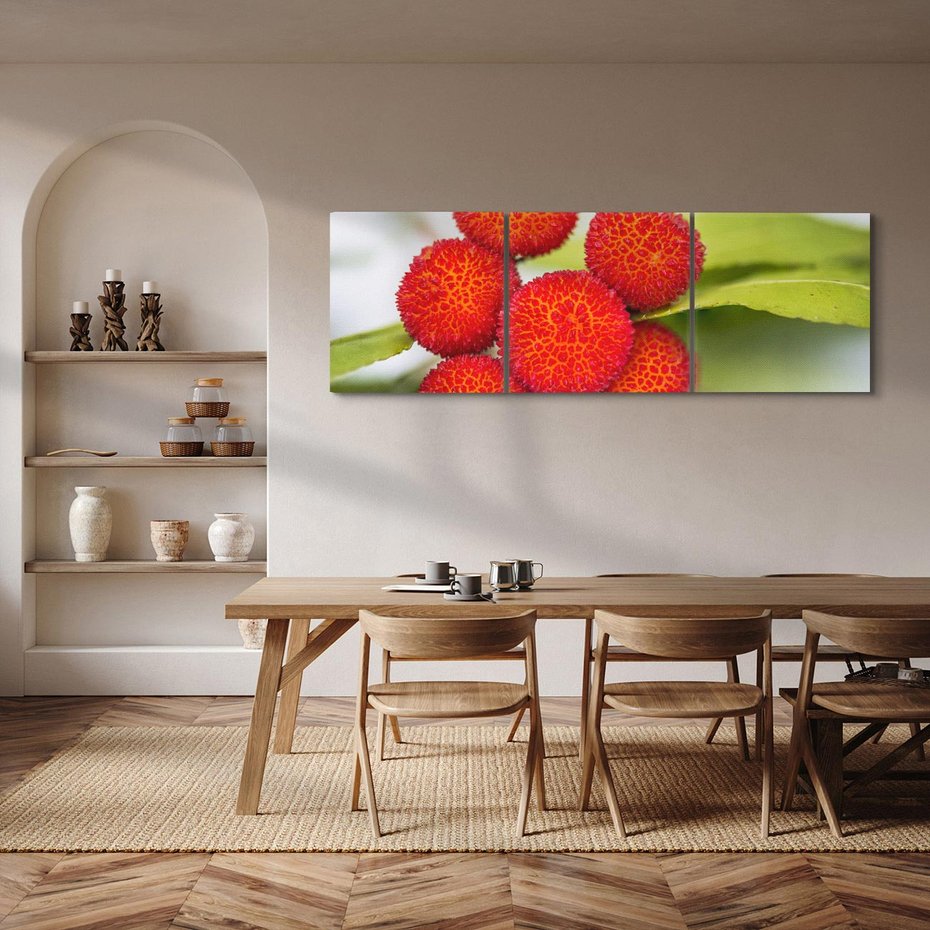 Obraz na płótnie 150x50 - Liczi Owoce - liczi, owoce