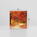 Obraz na płótnie 40x40 - Jesienna melodia lasu - jesień, las