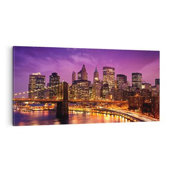 Obraz na płótnie 120x60 - Nowy Jork: miasto nieprzespanych nocy - New York, USA