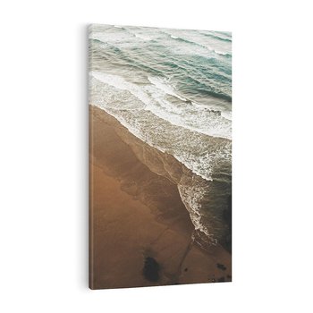 Obraz na płótnie 80x120 - Spokój nad plażą - plaża, morze