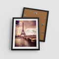 Plakat w ramie 40x50 - Eiffla: ikona Paryża - Eiffla, Paryż - rama czarna