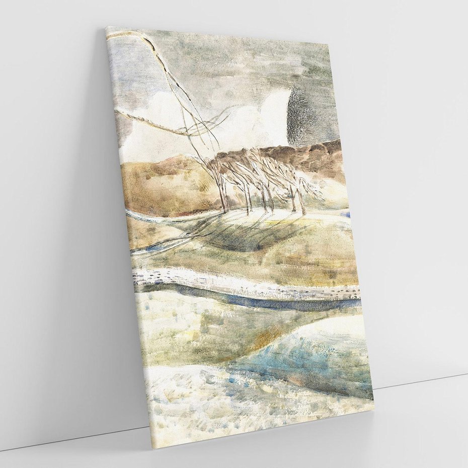 Obraz na płótnie 70x100 - Moonrise over Cleeve Hill (1945), Paul Nash - Reprodukcja - reprodukcja, obraz na płótnie