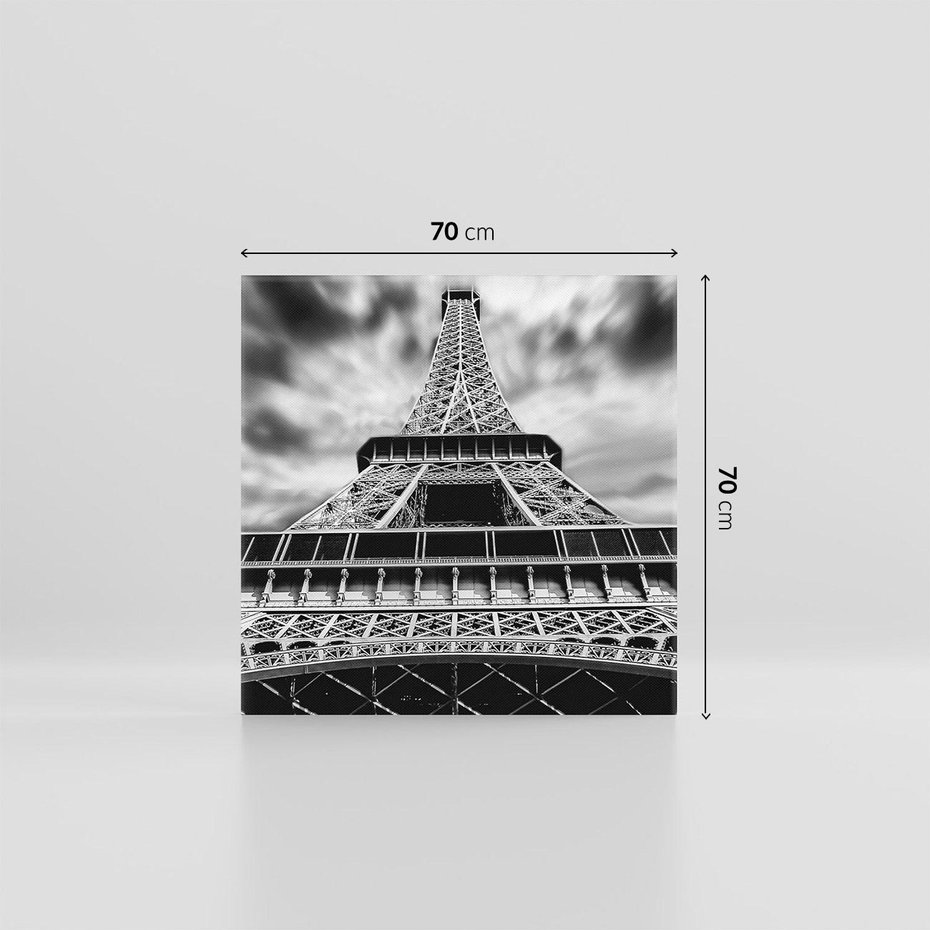 Obraz na płótnie 70x70 - Wieża Eiffla w Paryżu - Wieża, Eiffla